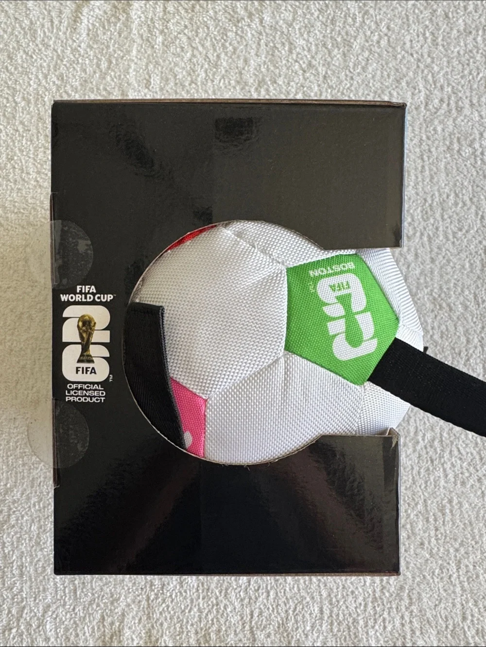 FIFA World Cup Soccer Ball with Tugs for Dogs